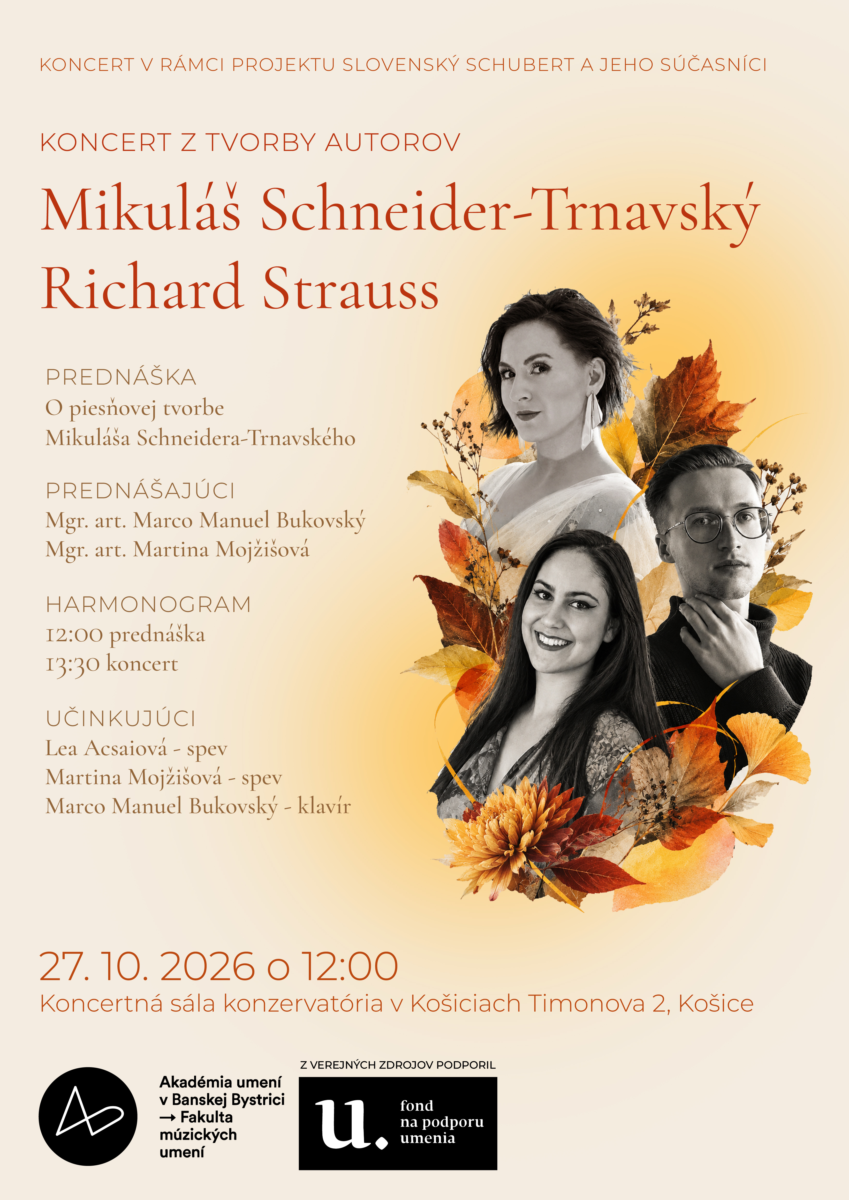 Koncert Mikulas Schneider trnavsky Richard Strauss