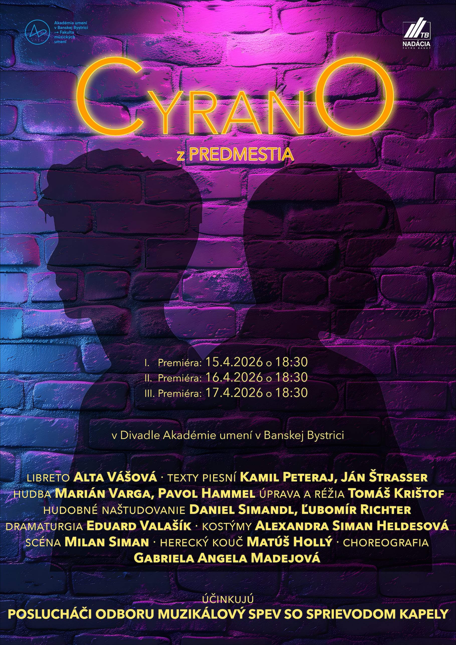 Plagat Cyrano z predmestia