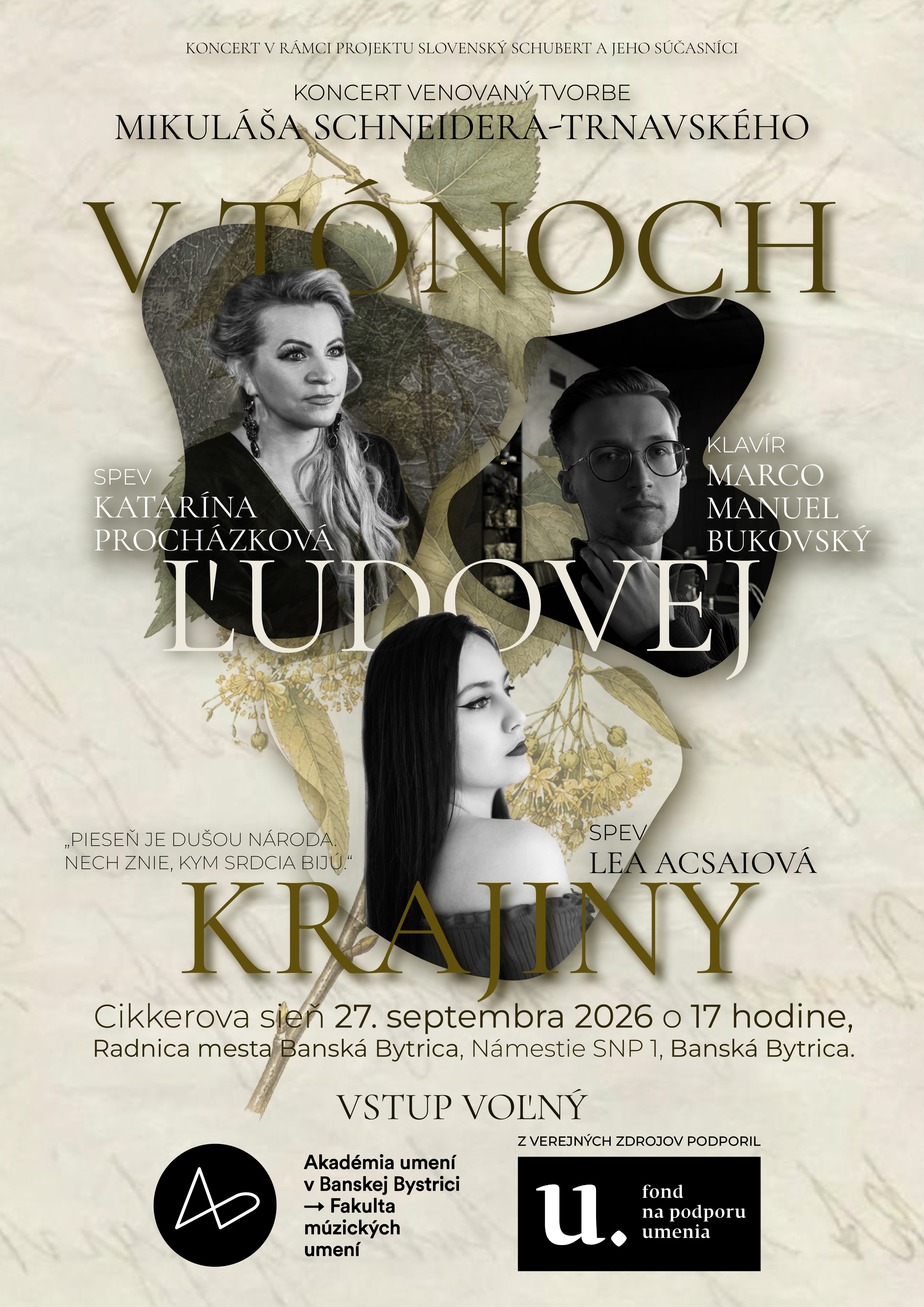 Slovensky Schubert a jeho sucasnici