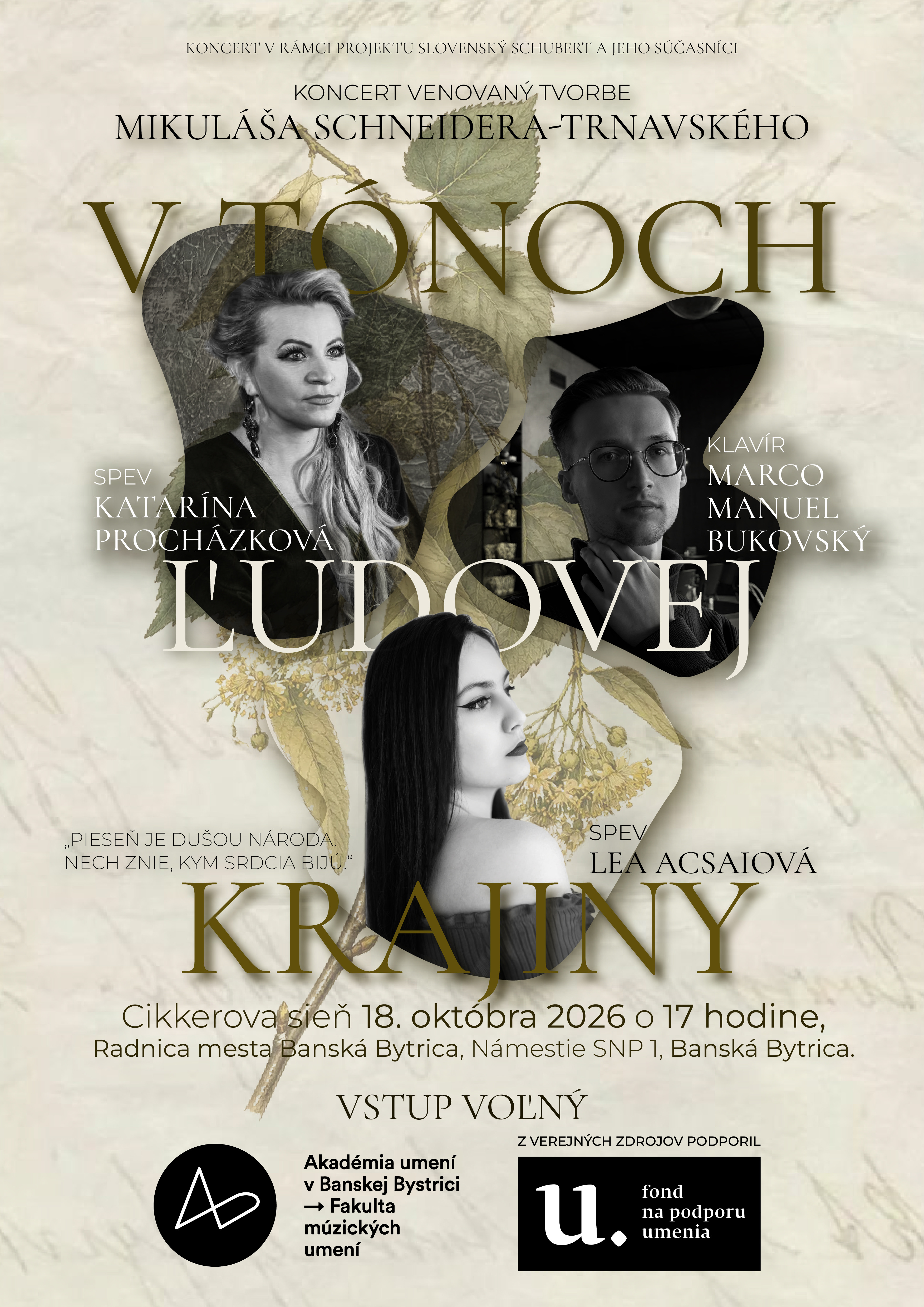 Slovensky Schubert a jeho sucasnici