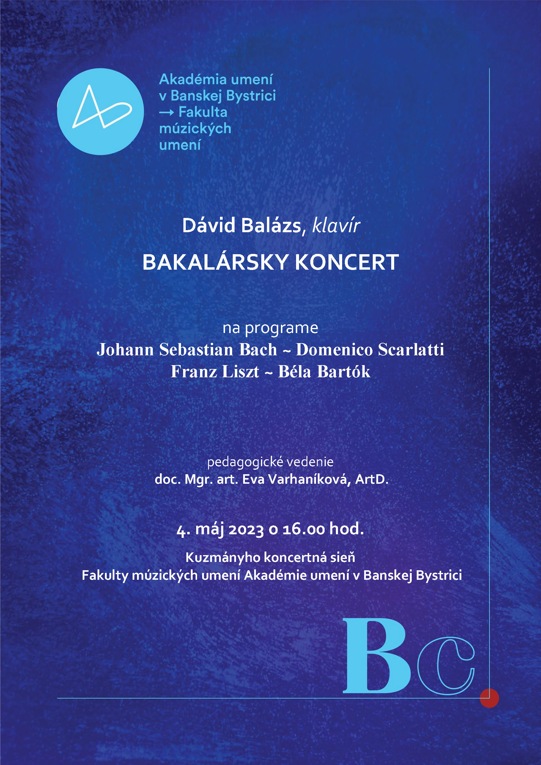 koncert Balazs 4.5.2023