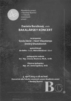 koncert Borsikova