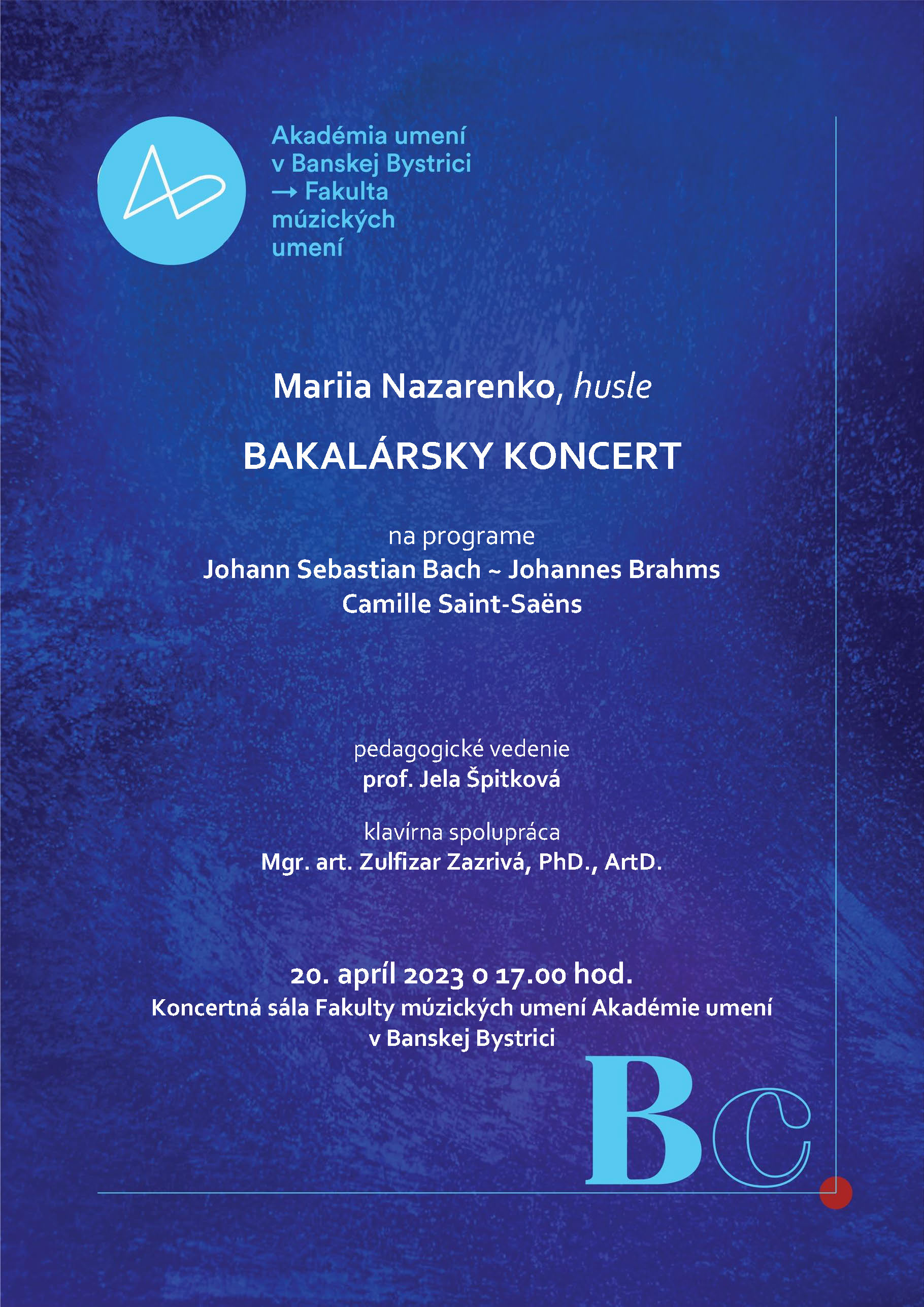 koncert Nazarenko 20.4.2023