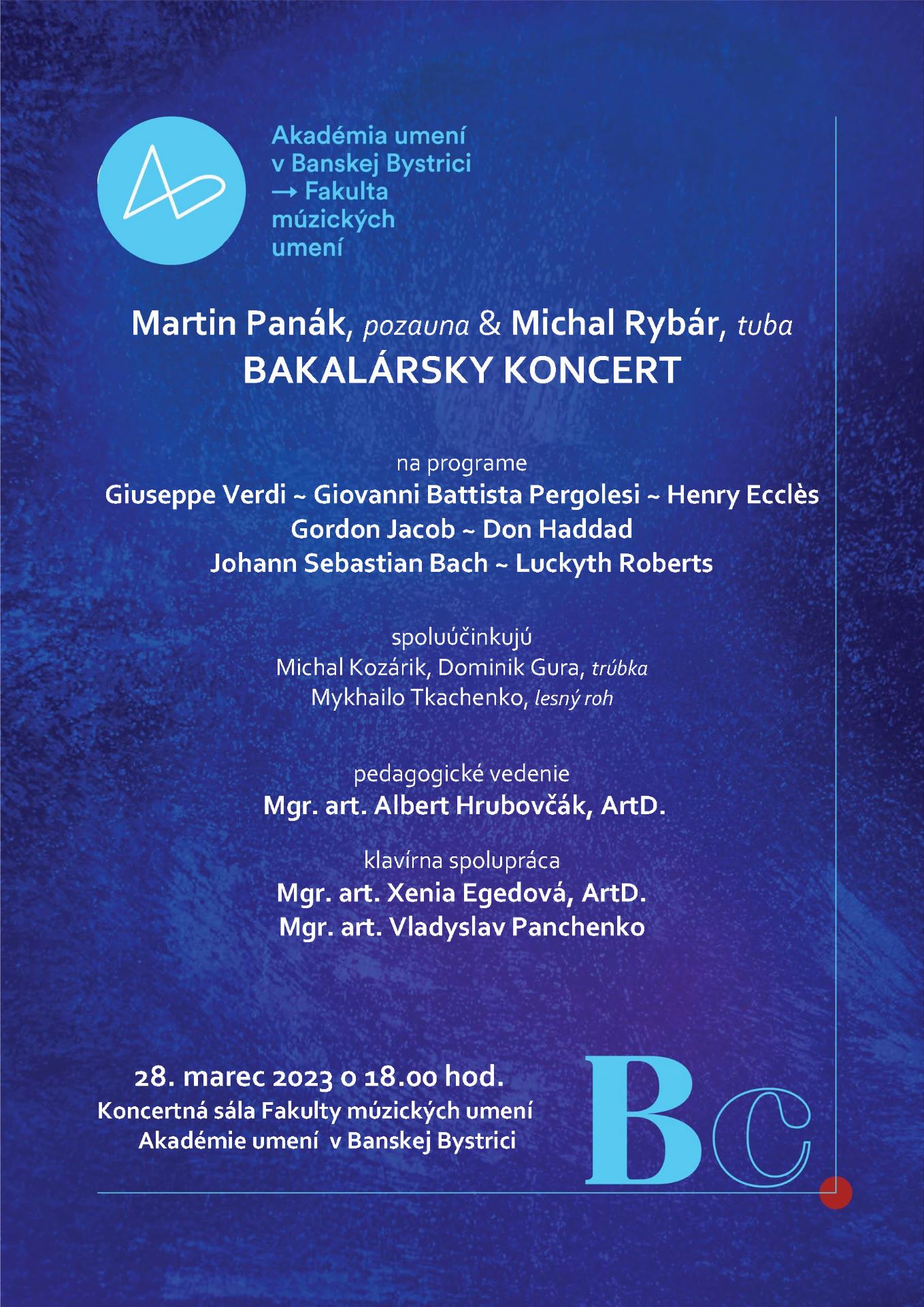koncert Panak Rybar 28.3.2023