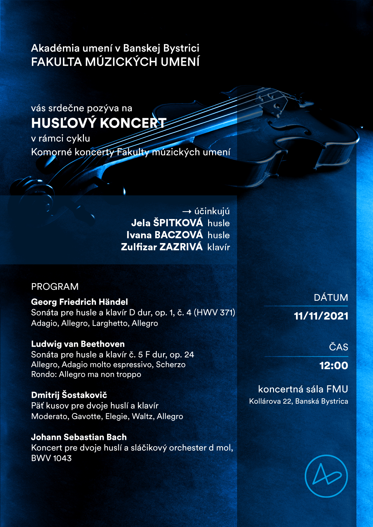 huslovy koncert 11.11.2021