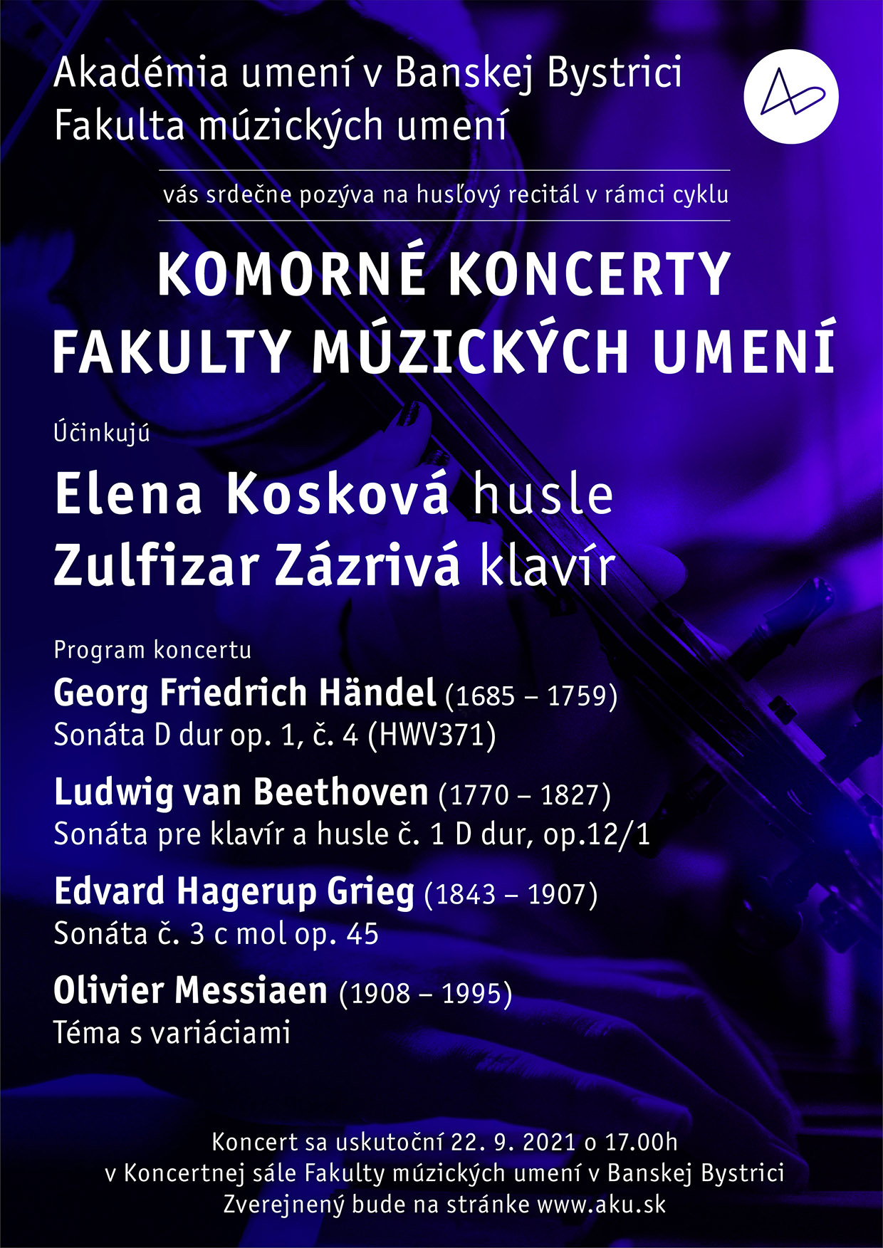 huslovy recital 22.9.2021