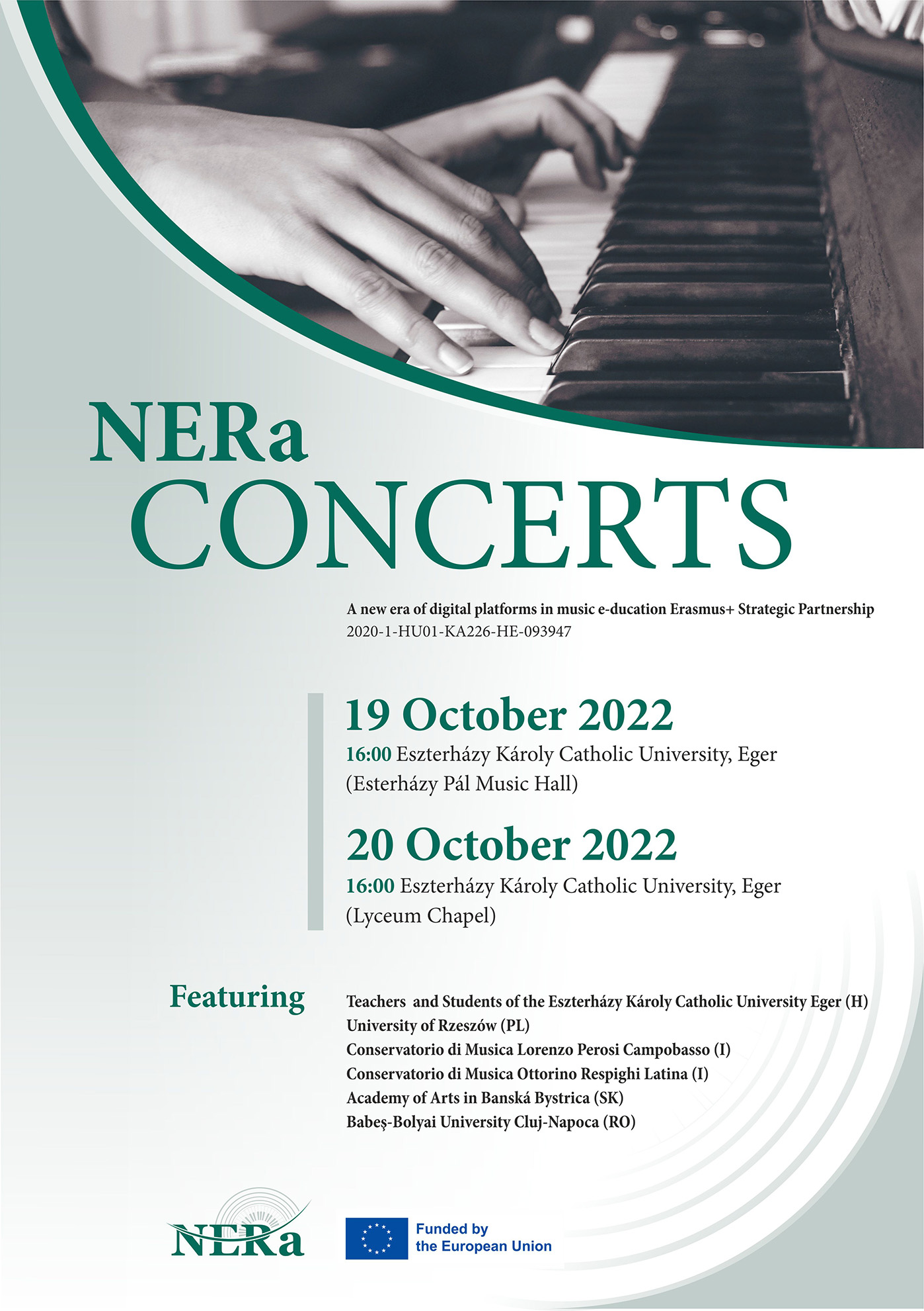 NERa concerts october HU 2022